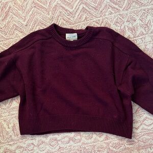 Loulou Studio Deep Burgundy Sweater